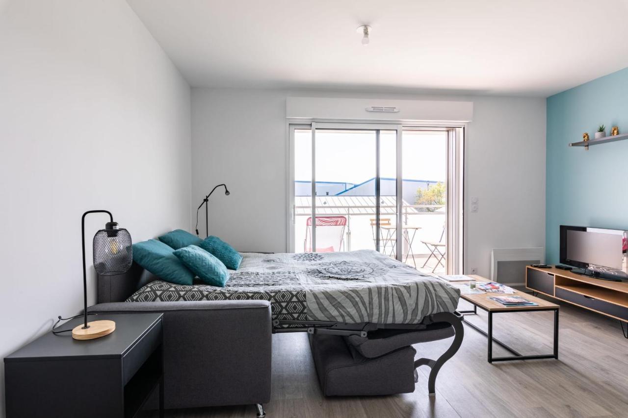迪纳尔L'Ecume - Studio Moderne Avec Grand Balcon Et Place De Parking公寓 外观 照片