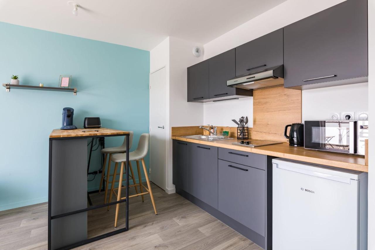迪纳尔L'Ecume - Studio Moderne Avec Grand Balcon Et Place De Parking公寓 外观 照片