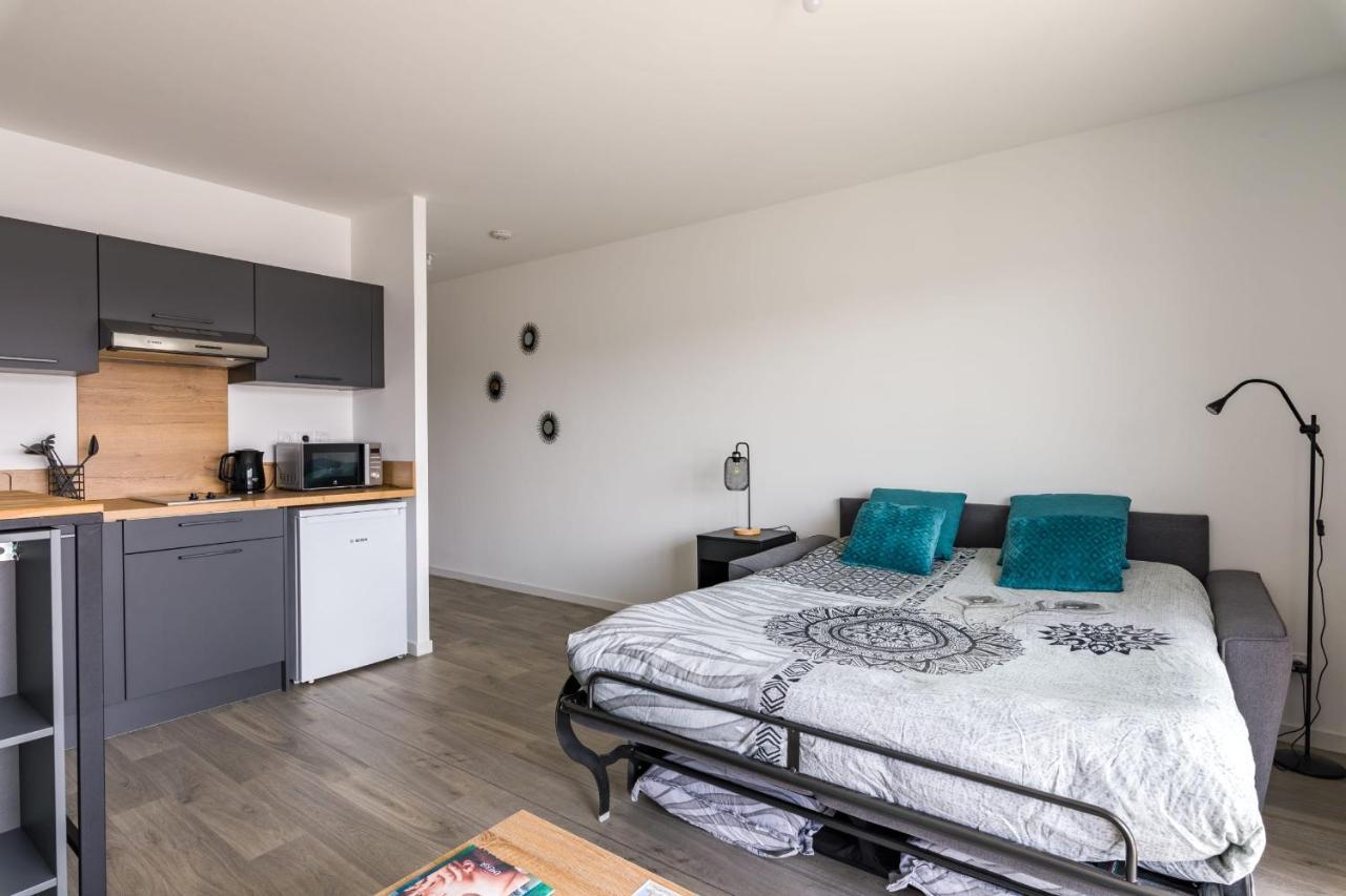 迪纳尔L'Ecume - Studio Moderne Avec Grand Balcon Et Place De Parking公寓 外观 照片